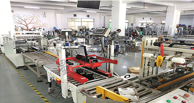 紙箱自動(dòng)裝箱機(jī)實(shí)拍圖